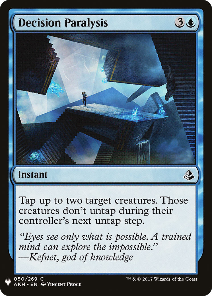 Decision Paralysis (MB1-344) - Mystery Booster - Premium MTG Single from Wizards of the Coast - Just $0.08! Shop now at Game Crave Tournament Store
