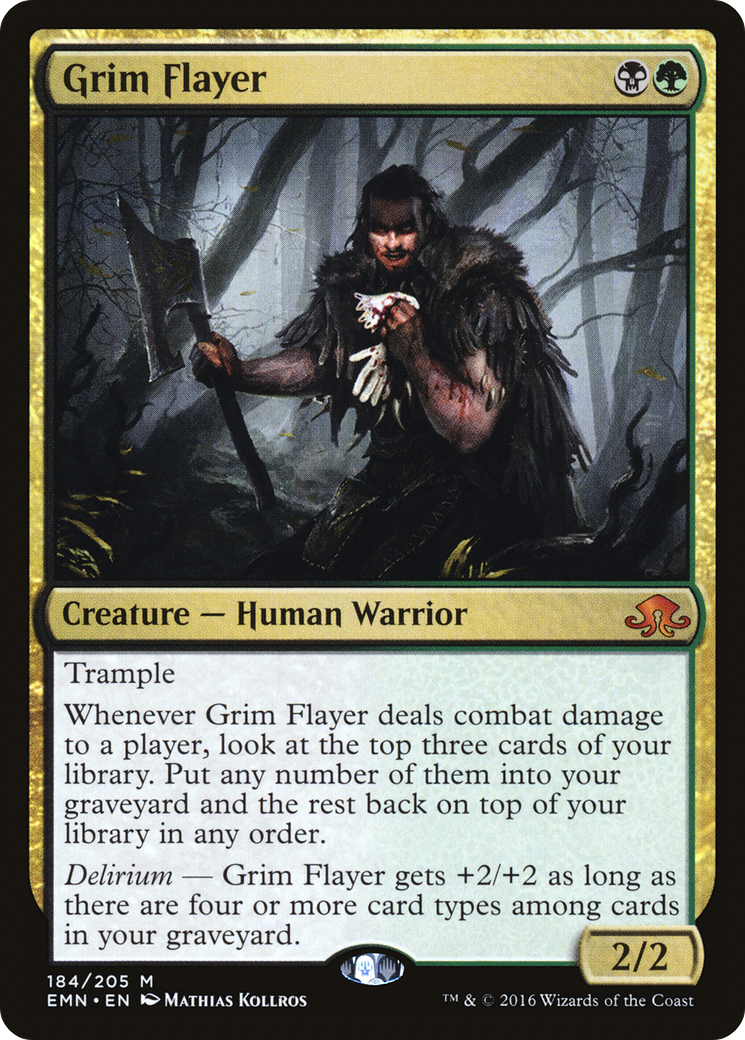 Grim Flayer (EMN-184) - Eldritch Moon Foil - Premium MTG Single from Wizards of the Coast - Just $0.79! Shop now at Game Crave Tournament Store