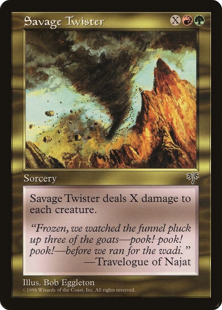 Savage Twister (MIR-280†) - Mirage - Premium MTG Single from Wizards of the Coast - Just $0! Shop now at Game Crave Tournament Store