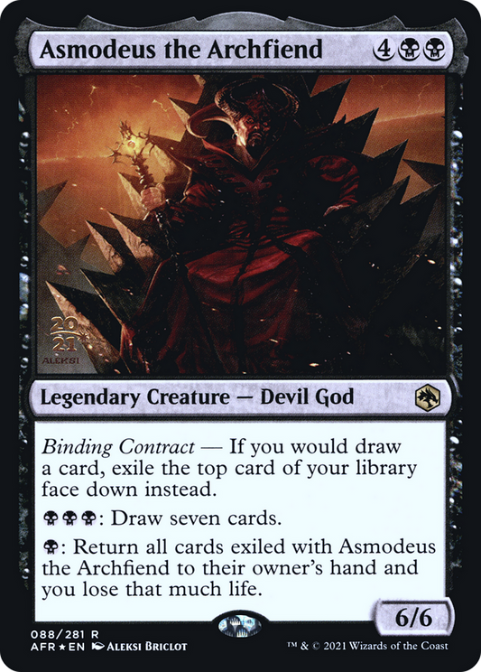 Asmodeus the Archfiend (PAFR-88S) - Adventures in the Forgotten Realms Promos Foil - Premium MTG Single from Wizards of the Coast - Just $1.34! Shop now at Game Crave Tournament Store
