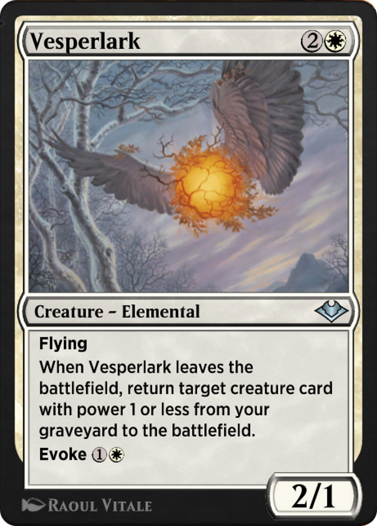 Vesperlark (J21-156) - Jumpstart: Historic Horizons - Premium MTG Single from Wizards of the Coast - Just $0! Shop now at Game Crave Tournament Store