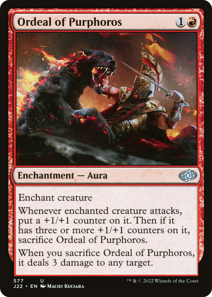 Ordeal of Purphoros (J22-577) - Jumpstart 2022 - Premium MTG Single from Wizards of the Coast - Just $0.25! Shop now at Game Crave Tournament Store
