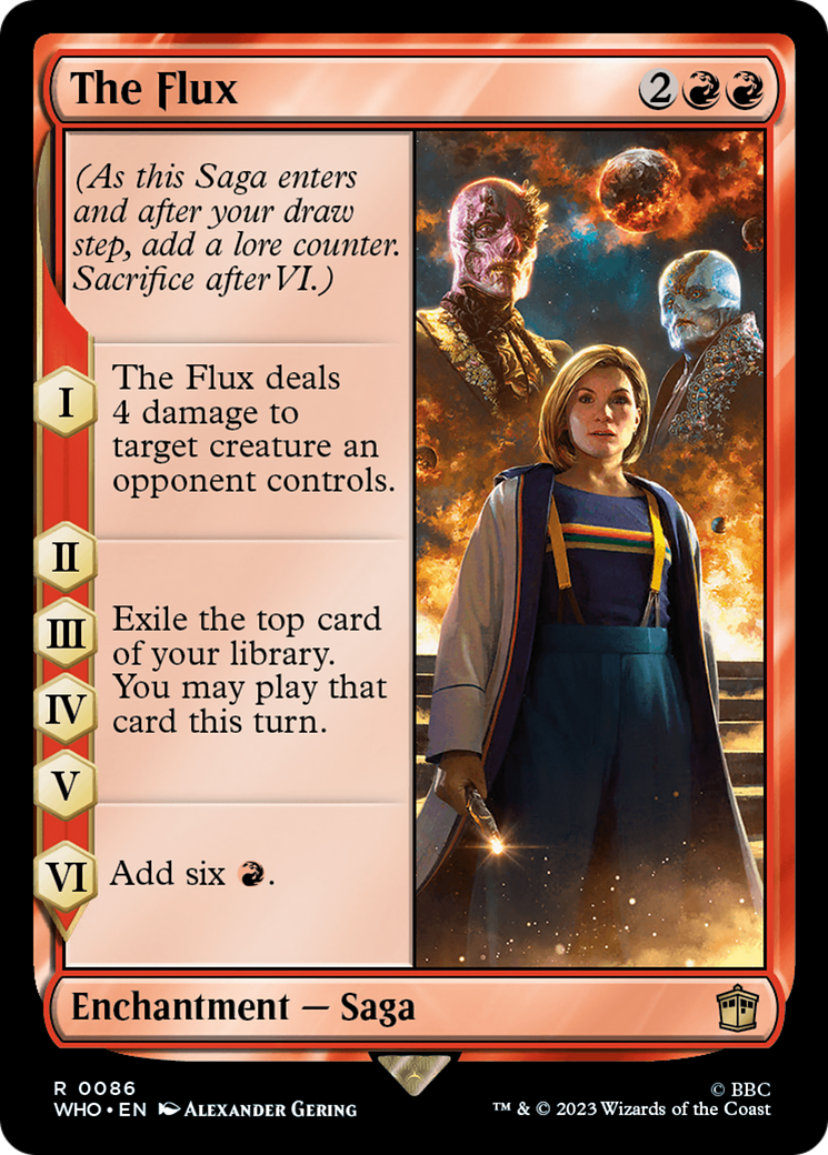 The Flux (WHO-086) - Doctor Who - Premium MTG Single from Wizards of the Coast - Just $0.25! Shop now at Game Crave Tournament Store