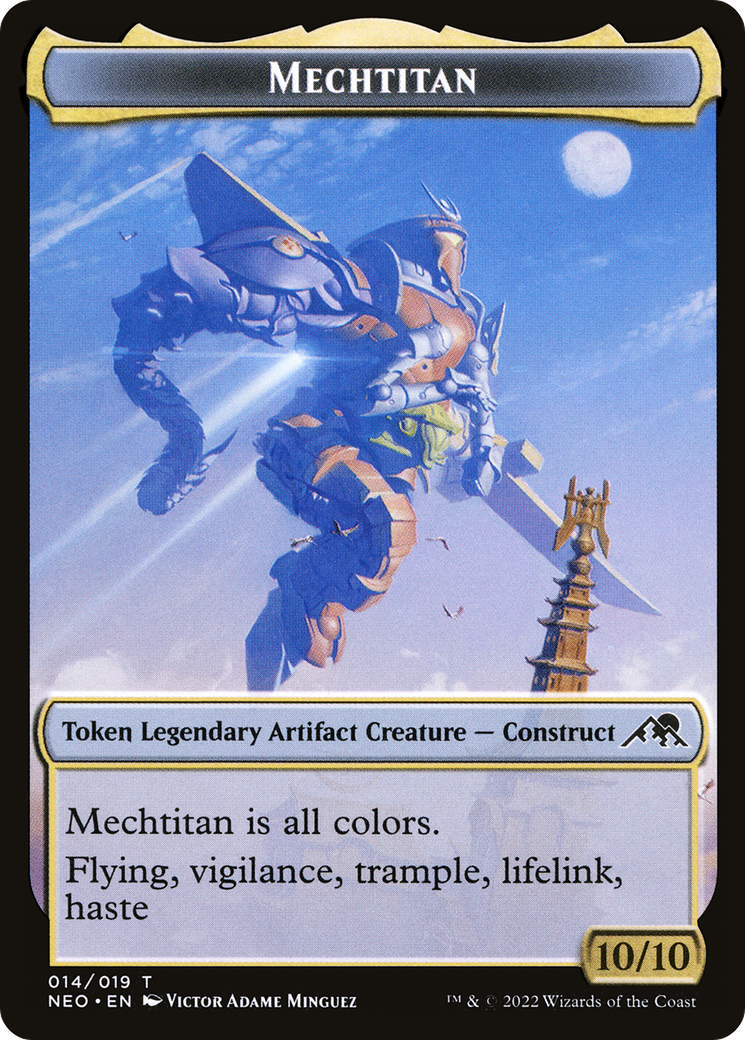 Mechtitan (TNEO-014) - Kamigawa: Neon Dynasty Tokens - Premium MTG Single from Wizards of the Coast - Just $1.42! Shop now at Game Crave Tournament Store