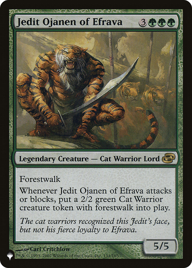 Jedit Ojanen of Efrava (PLIST-867) - The List - Premium MTG Single from Wizards of the Coast - Just $1.59! Shop now at Game Crave Tournament Store