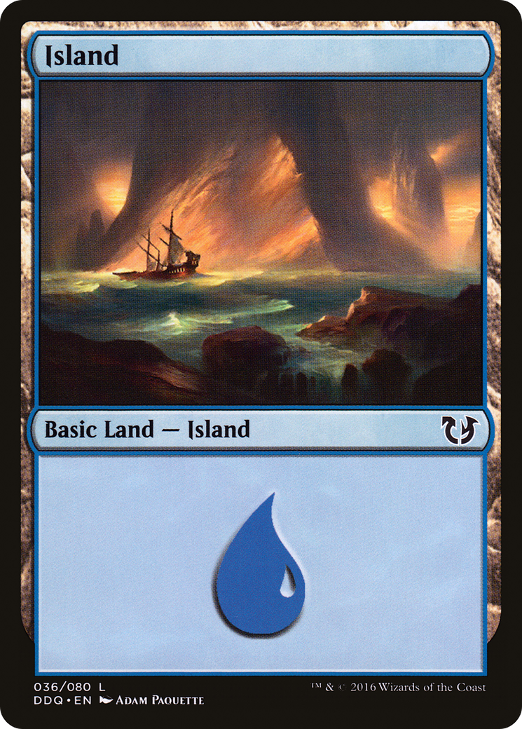 Island (DDQ-036) - Duel Decks: Blessed vs. Cursed - Premium MTG Single from Wizards of the Coast - Just $0.08! Shop now at Game Crave Tournament Store