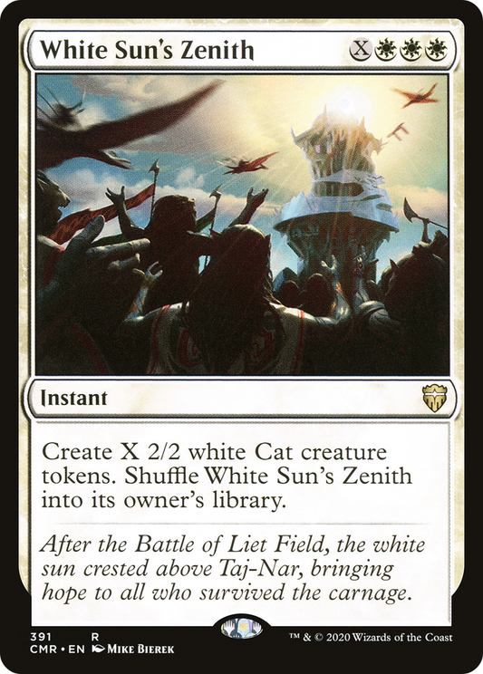 White Sun's Zenith (CMR-391) - Commander Legends - Premium MTG Single from Wizards of the Coast - Just $0.25! Shop now at Game Crave Tournament Store