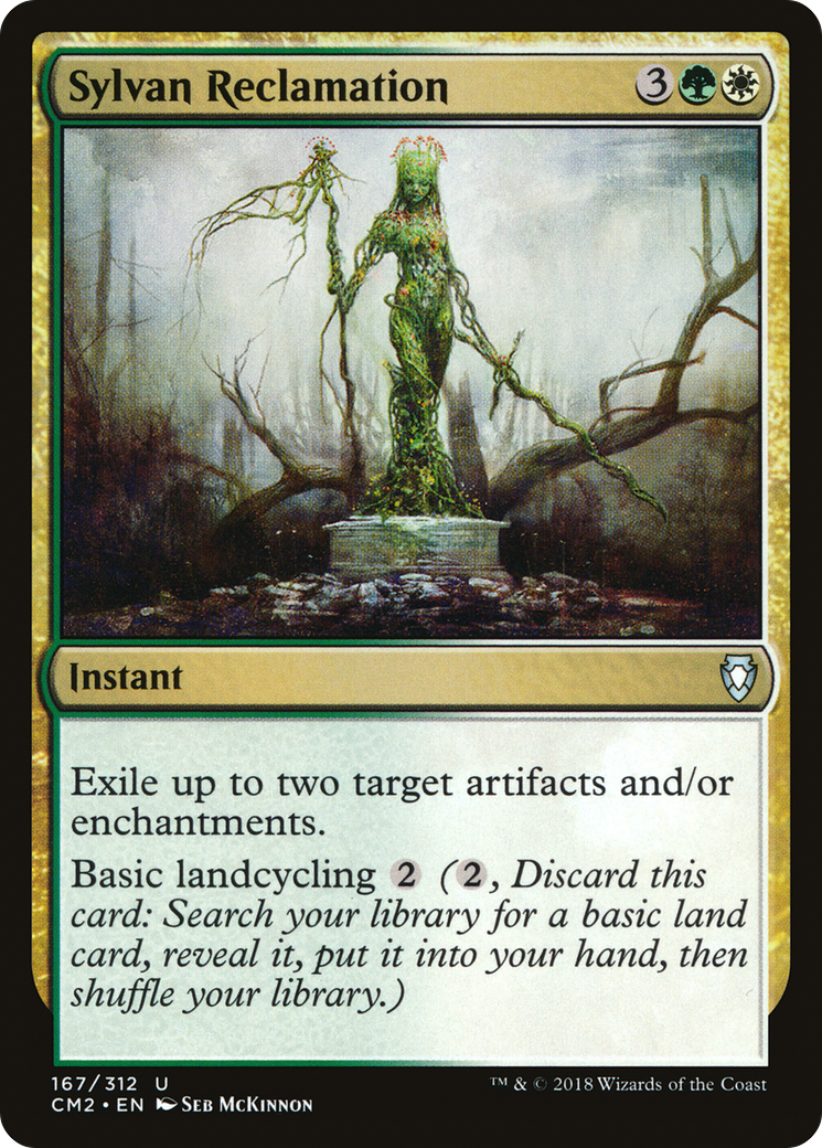 Sylvan Reclamation (CM2-167) - Commander Anthology Volume II - Premium MTG Single from Wizards of the Coast - Just $1.16! Shop now at Game Crave Tournament Store