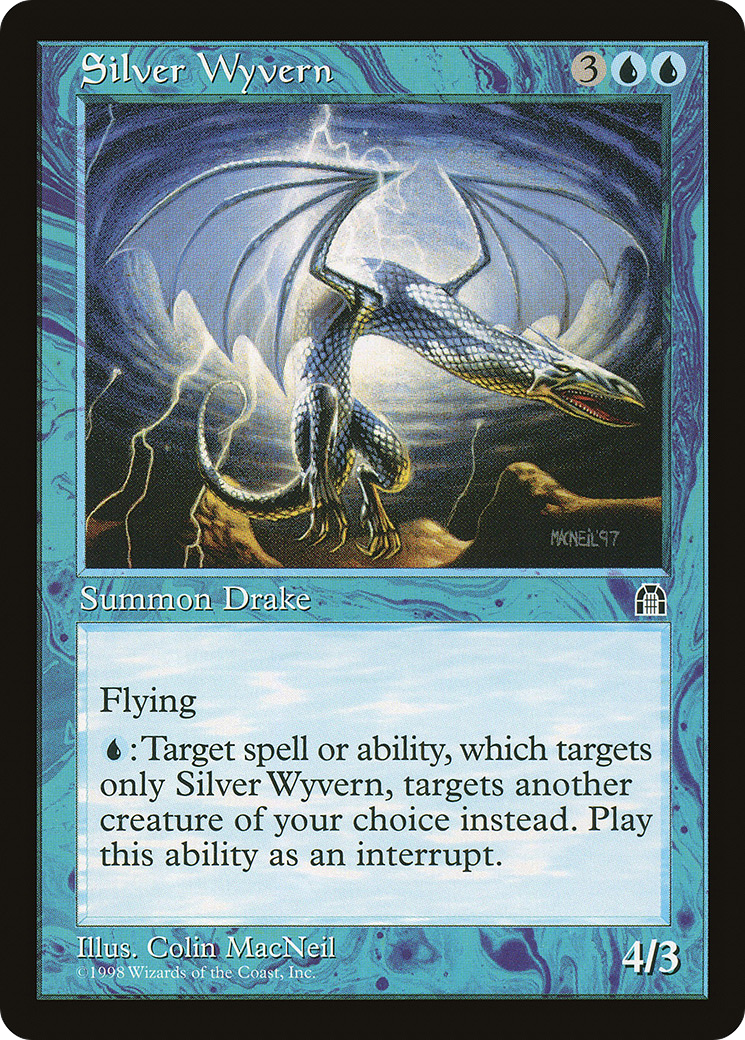 Silver Wyvern (STH-043) - Stronghold - Premium MTG Single from Wizards of the Coast - Just $0.50! Shop now at Game Crave Tournament Store