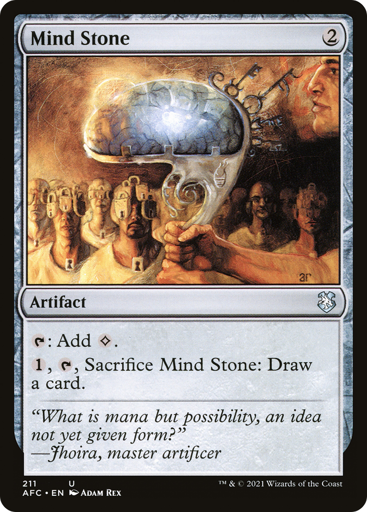 Mind Stone (AFC-211) - Forgotten Realms Commander - Premium MTG Single from Wizards of the Coast - Just $0.25! Shop now at Game Crave Tournament Store