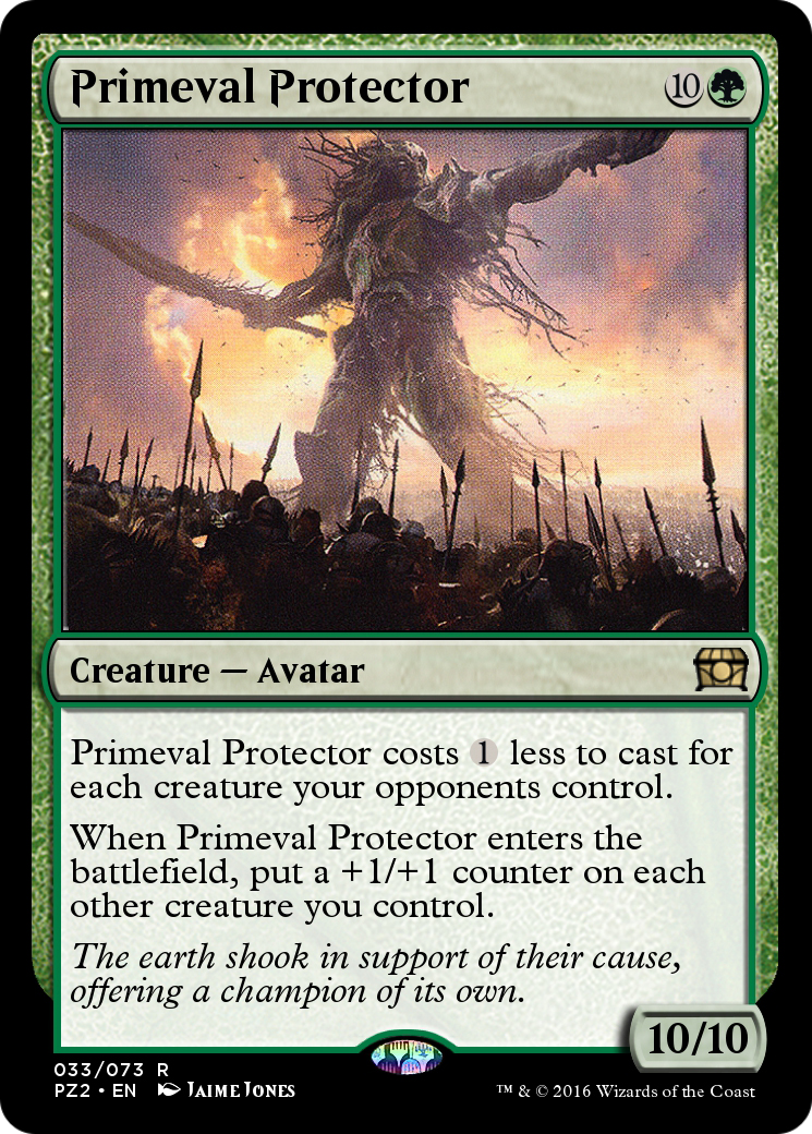 Primeval Protector (PZ2-033) - Treasure Chest - Premium MTG Single from Wizards of the Coast - Just $0! Shop now at Game Crave Tournament Store
