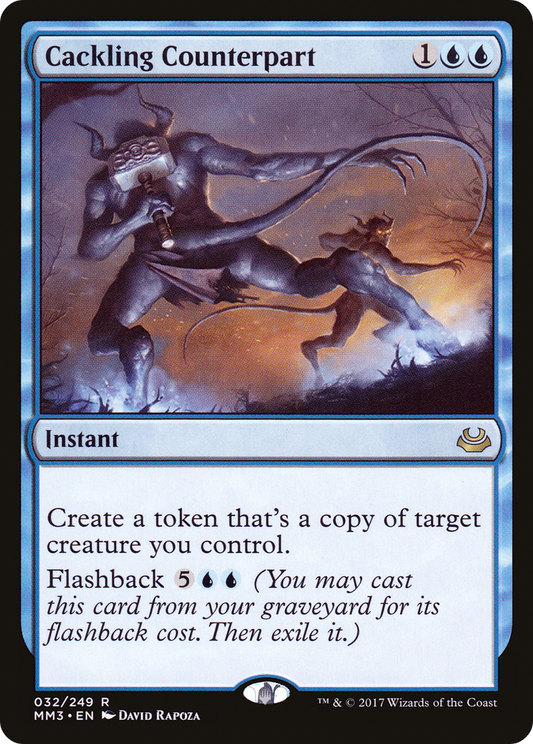 Cackling Counterpart (MM3-032) - Modern Masters 2017 - Premium MTG Single from Wizards of the Coast - Just $0.45! Shop now at Game Crave Tournament Store
