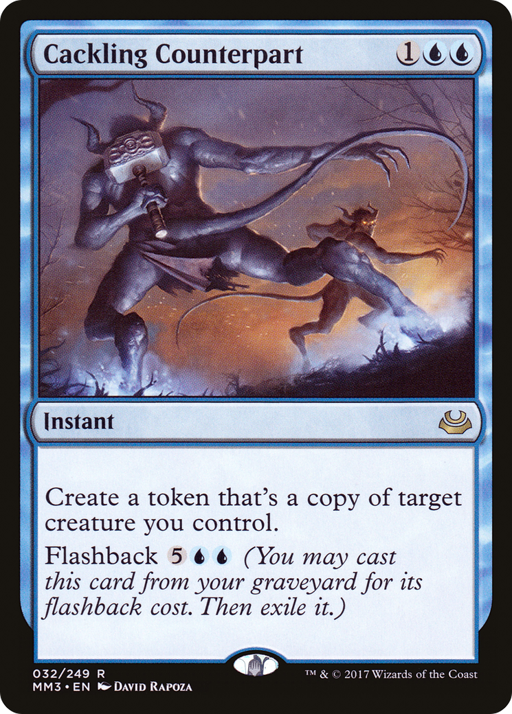 Cackling Counterpart (MM3-032) - Modern Masters 2017 Foil - Premium MTG Single from Wizards of the Coast - Just $1.72! Shop now at Game Crave Tournament Store