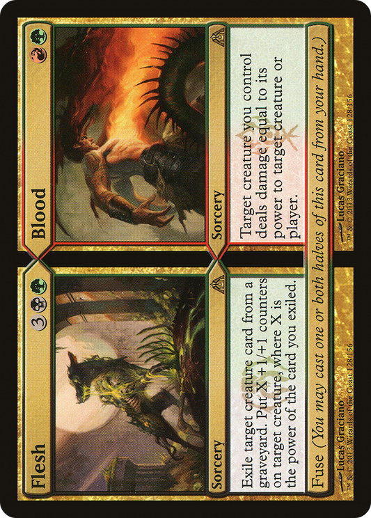 Flesh // Blood (DGM-128) - Dragon's Maze - Premium MTG Single from Wizards of the Coast - Just $0.08! Shop now at Game Crave Tournament Store