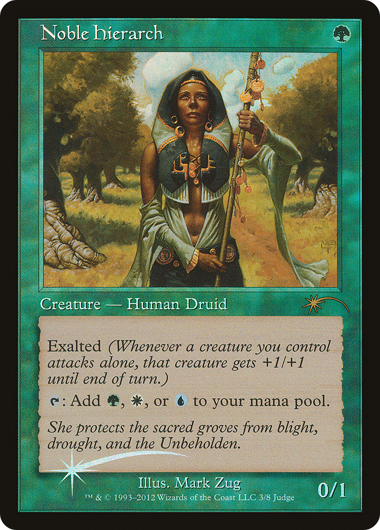 Noble Hierarch (J12-003) - Judge Gift Cards 2012 Foil - Premium MTG Single from Wizards of the Coast - Just $29.75! Shop now at Game Crave Tournament Store