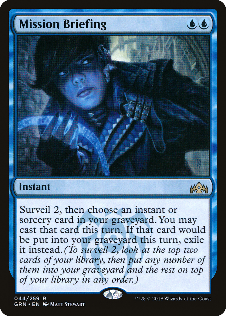 Mission Briefing (GRN-044) - Guilds of Ravnica - Premium MTG Single from Wizards of the Coast - Just $0.26! Shop now at Game Crave Tournament Store