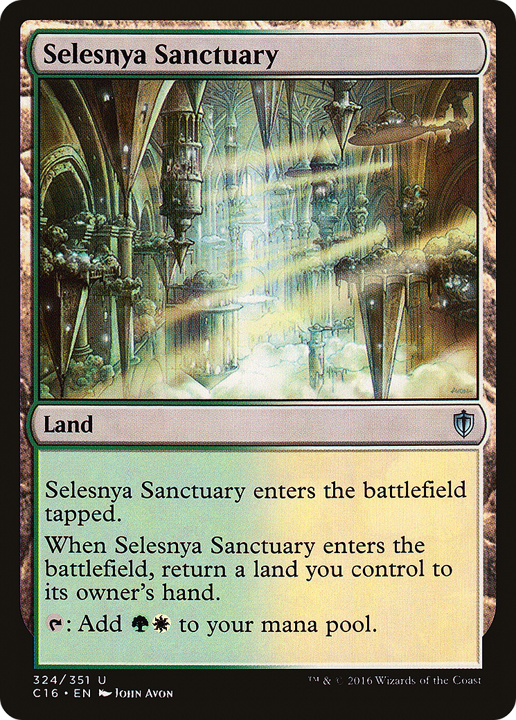 Selesnya Sanctuary (C16-324) - Commander 2016 - Premium MTG Single from Wizards of the Coast - Just $0.08! Shop now at Game Crave Tournament Store