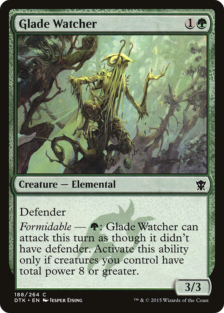 Glade Watcher (DTK-188) - Dragons of Tarkir Foil - Premium MTG Single from Wizards of the Coast - Just $0.08! Shop now at Game Crave Tournament Store
