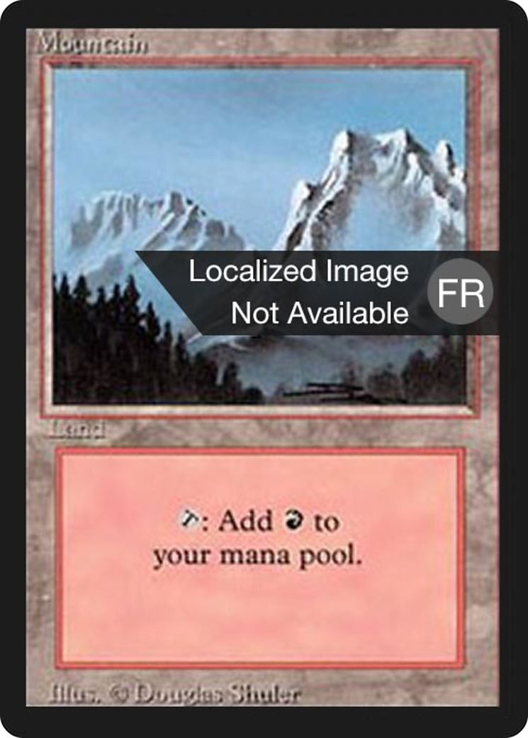 Mountain (FBB-302) - Foreign Black Border - Premium MTG Single from Wizards of the Coast - Just $0.81! Shop now at Game Crave Tournament Store