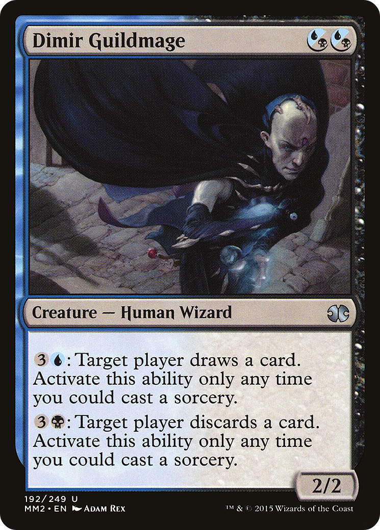 Dimir Guildmage (MM2-192) - Modern Masters 2015 - Premium MTG Single from Wizards of the Coast - Just $0.08! Shop now at Game Crave Tournament Store