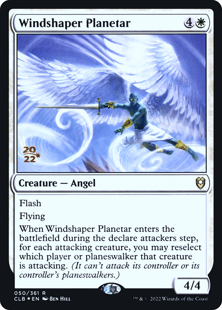 Windshaper Planetar (PCLB-50S) - Battle for Baldur's Gate Promos Foil - Premium MTG Single from Wizards of the Coast - Just $0.14! Shop now at Game Crave Tournament Store