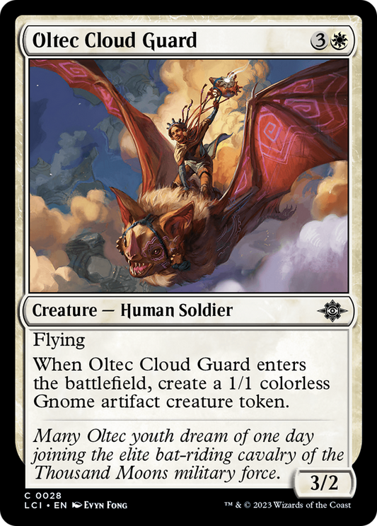 Oltec Cloud Guard (LCI-028) - The Lost Caverns of Ixalan - Premium MTG Single from Wizards of the Coast - Just $0.08! Shop now at Game Crave Tournament Store