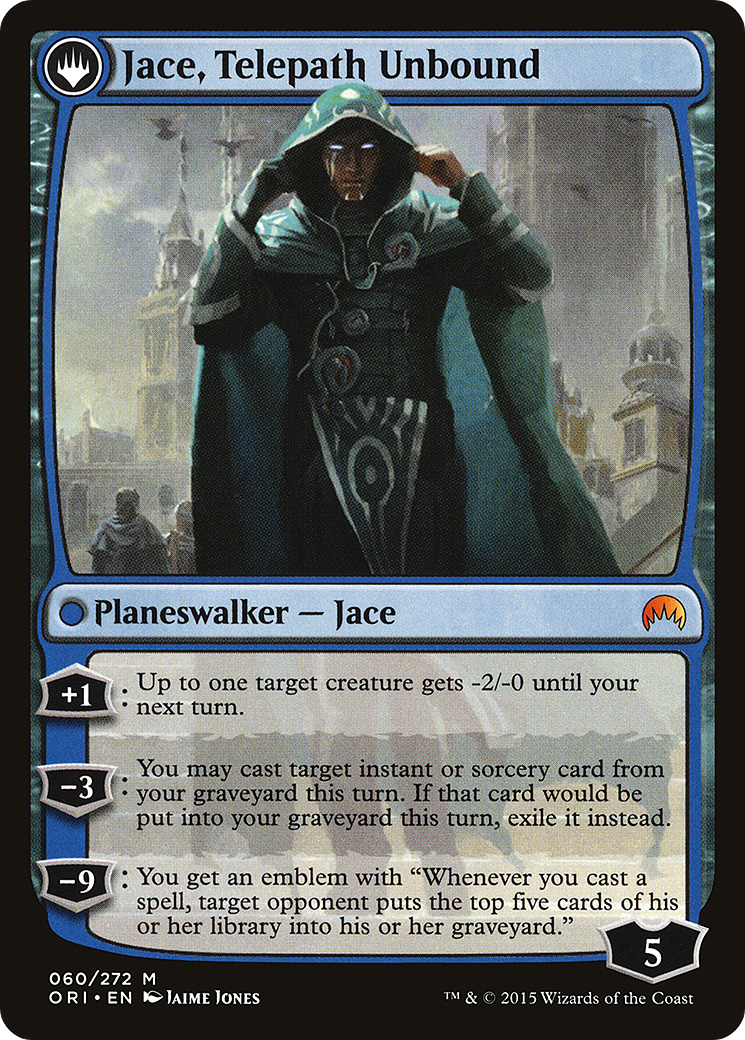 Jace, Vryn's Prodigy // Jace, Telepath Unbound (ORI-060) - Magic Origins: (originpwdfc) - Premium MTG Single from Wizards of the Coast - Just $3.84! Shop now at Game Crave Tournament Store