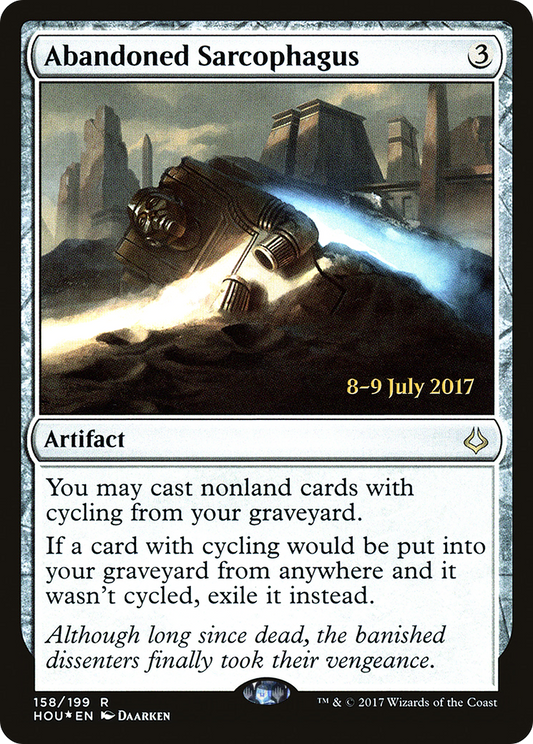 Abandoned Sarcophagus (PHOU-158S) - Hour of Devastation Promos Foil - Premium MTG Single from Wizards of the Coast - Just $0.34! Shop now at Game Crave Tournament Store