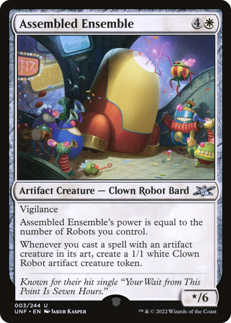 Assembled Ensemble (UNF-003) - Unfinity Foil - Premium MTG Single from Wizards of the Coast - Just $0.08! Shop now at Game Crave Tournament Store