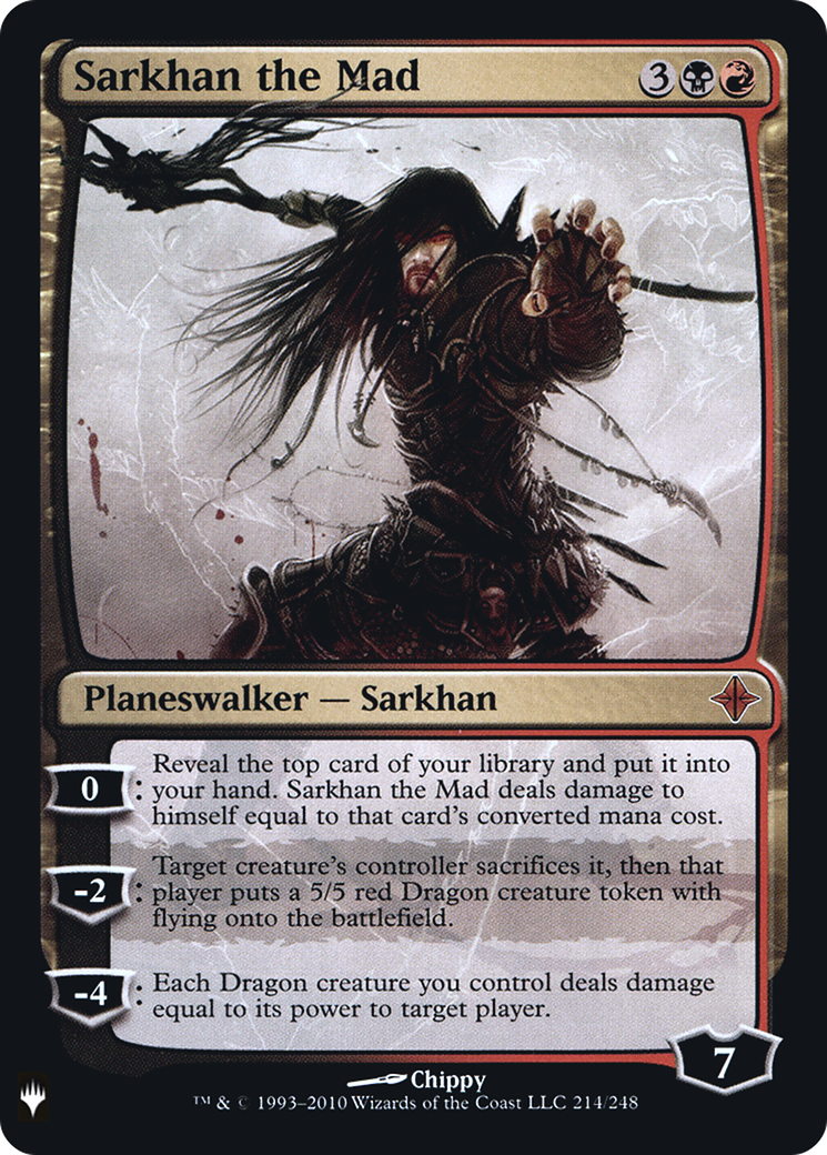 Sarkhan the Mad (FMB1-090) - Mystery Booster Retail Edition Foils Foil - Premium MTG Single from Wizards of the Coast - Just $0.21! Shop now at Game Crave Tournament Store