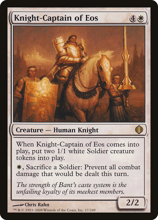 Knight-Captain of Eos (ALA-017) - Shards of Alara - Premium MTG Single from Wizards of the Coast - Just $1.79! Shop now at Game Crave Tournament Store