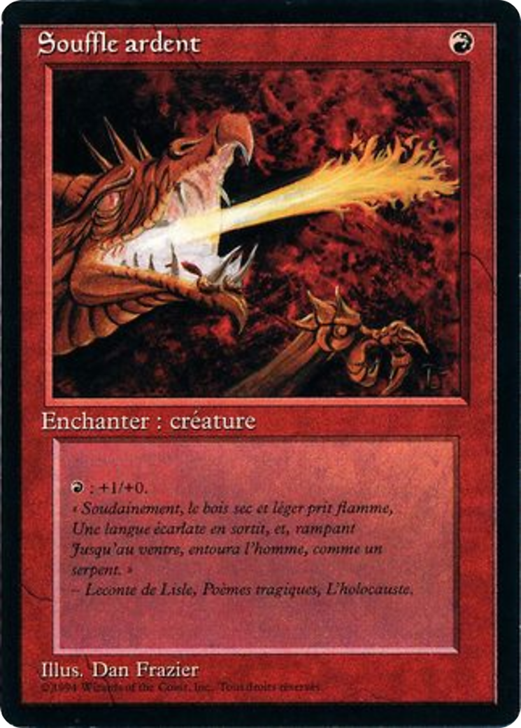Firebreathing (FBB-151) - Foreign Black Border - Premium MTG Single from Wizards of the Coast - Just $1.60! Shop now at Game Crave Tournament Store