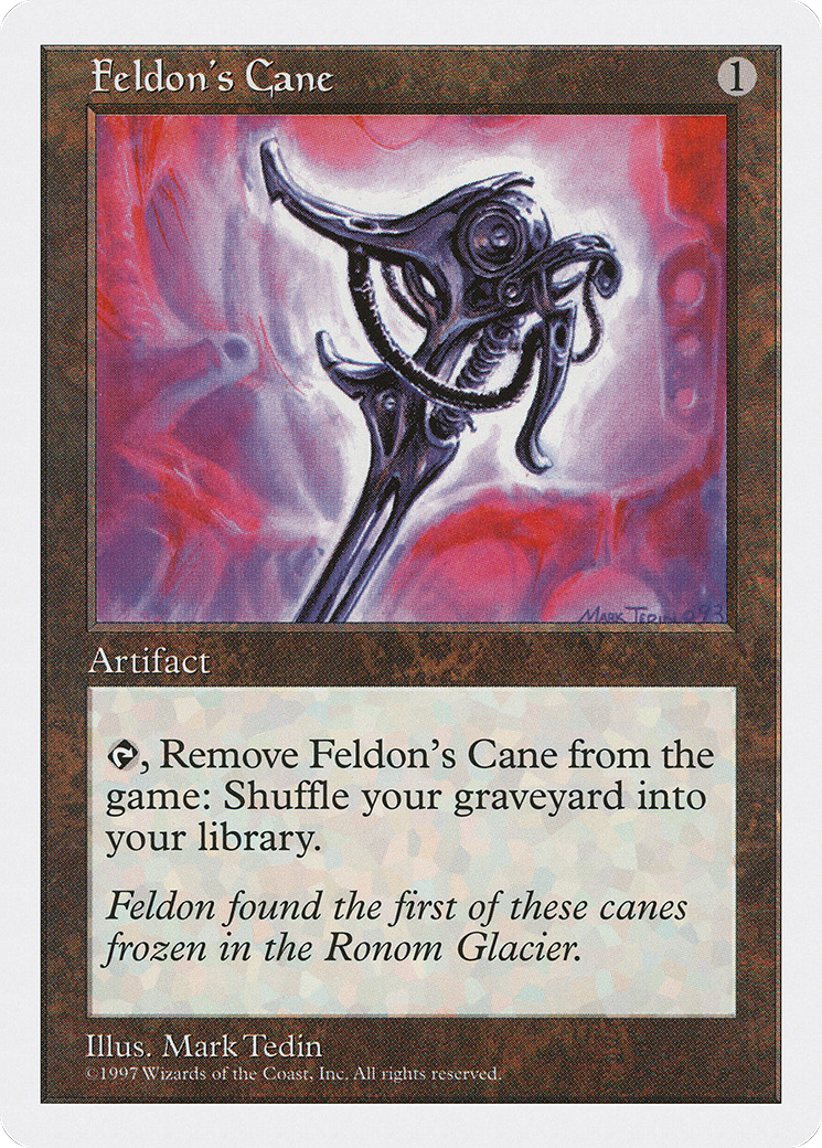 Feldon's Cane (5ED-368) - Fifth Edition - Premium MTG Single from Wizards of the Coast - Just $0.10! Shop now at Game Crave Tournament Store
