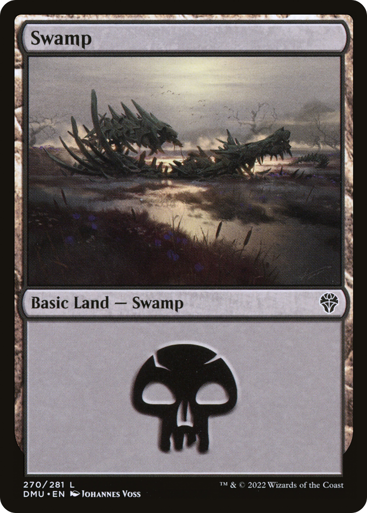 Swamp (DMU-270) - Dominaria United - Premium MTG Single from Wizards of the Coast - Just $0.08! Shop now at Game Crave Tournament Store