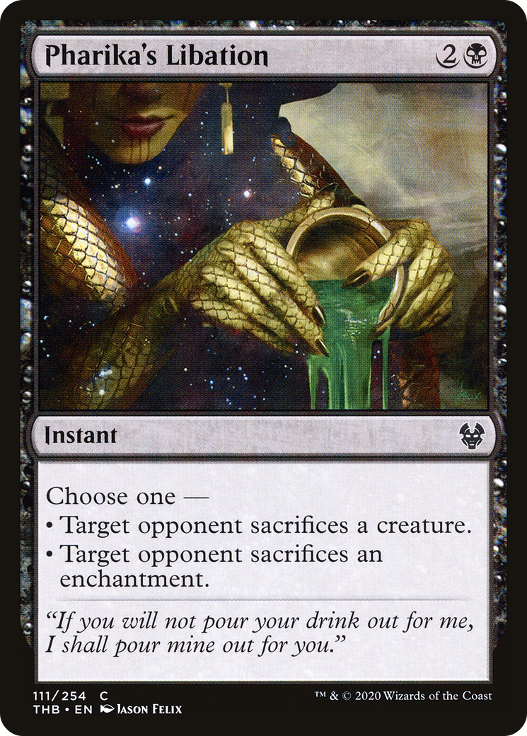 Pharika's Libation (THB-111) - Theros Beyond Death - Premium MTG Single from Wizards of the Coast - Just $0.08! Shop now at Game Crave Tournament Store