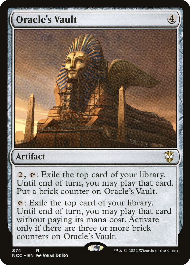 Oracle's Vault (NCC-374) - New Capenna Commander - Premium MTG Single from Wizards of the Coast - Just $0.25! Shop now at Game Crave Tournament Store