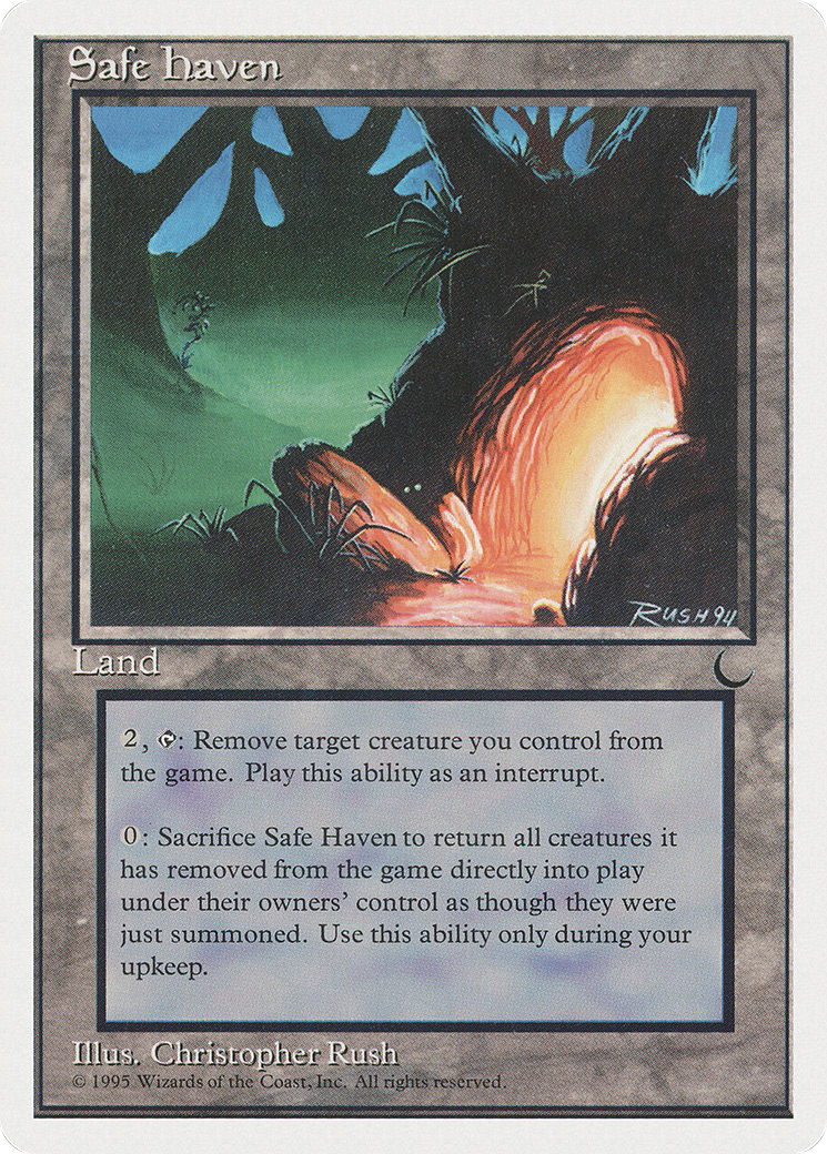 Safe Haven (CHR-113) - Chronicles - Premium MTG Single from Wizards of the Coast - Just $0.11! Shop now at Game Crave Tournament Store