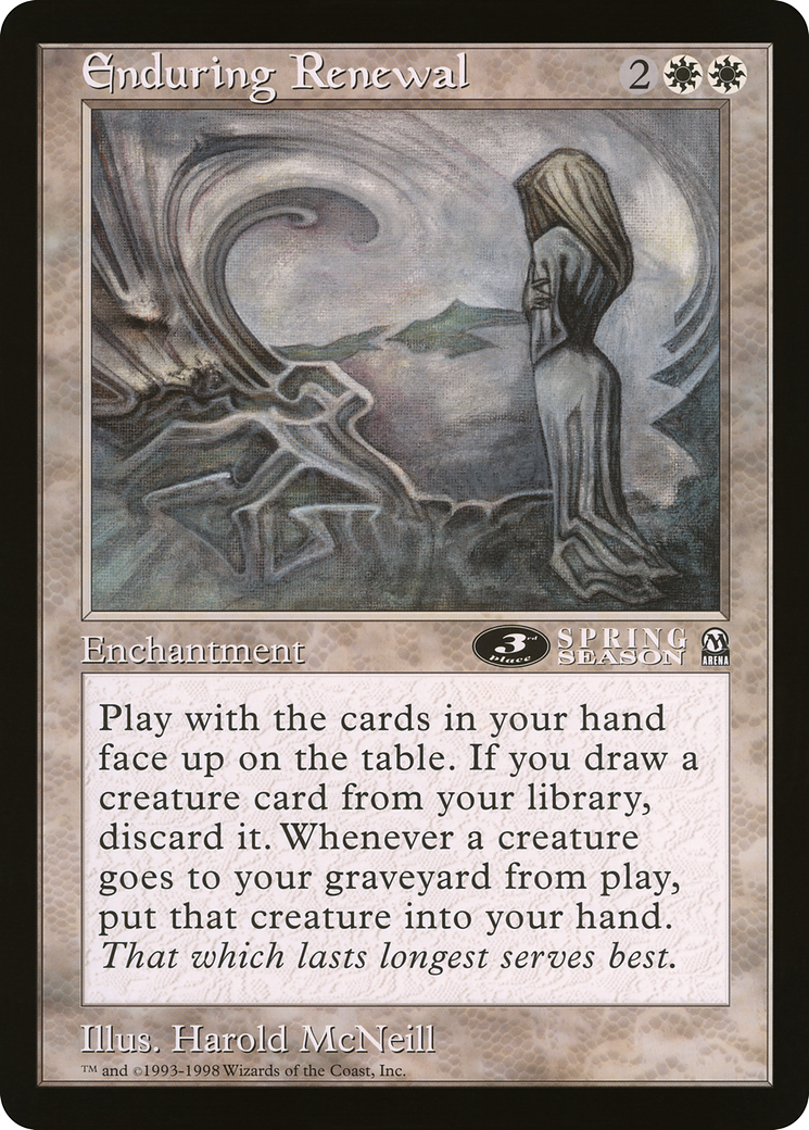 Enduring Renewal (OLEP-039) - Oversized League Prizes - Premium MTG Single from Wizards of the Coast - Just $0! Shop now at Game Crave Tournament Store