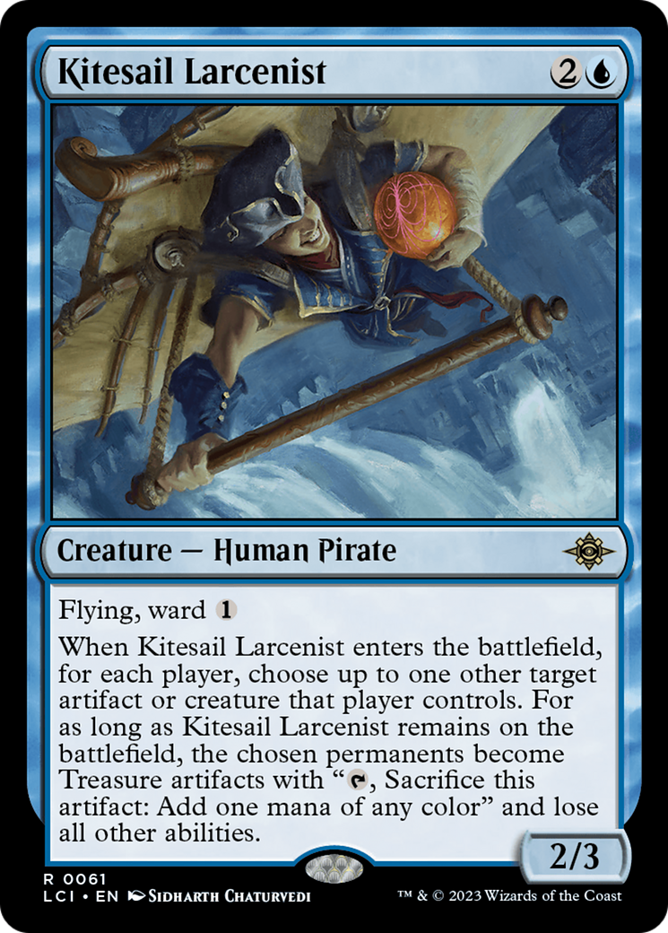 Kitesail Larcenist (LCI-061) - The Lost Caverns of Ixalan - Premium MTG Single from Wizards of the Coast - Just $0.26! Shop now at Game Crave Tournament Store
