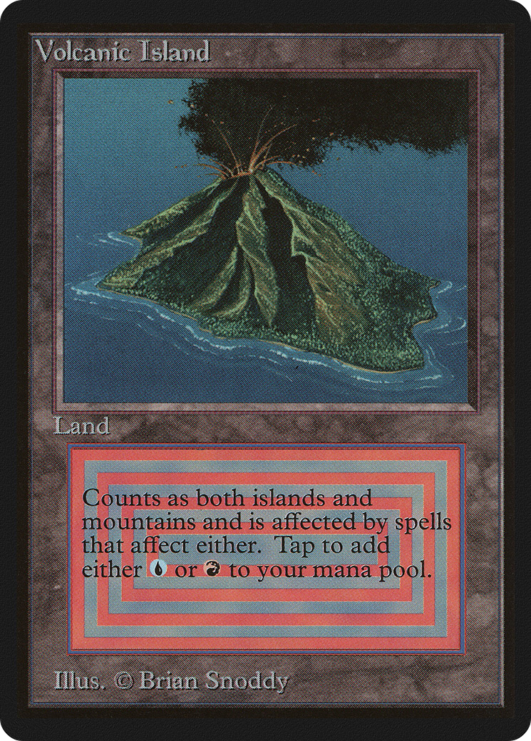 Volcanic Island (LEB-287) - Limited Edition Beta - Premium MTG Single from Wizards of the Coast - Just $0! Shop now at Game Crave Tournament Store
