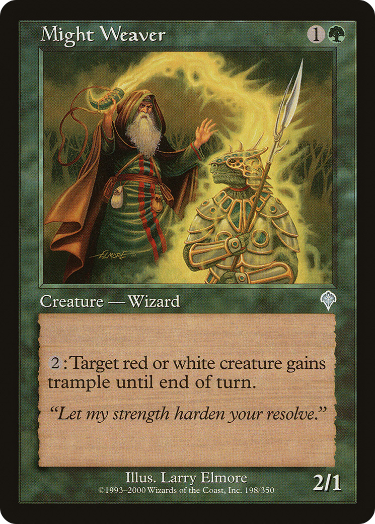 Might Weaver (INV-198) - Invasion Foil - Premium MTG Single from Wizards of the Coast - Just $0.54! Shop now at Game Crave Tournament Store