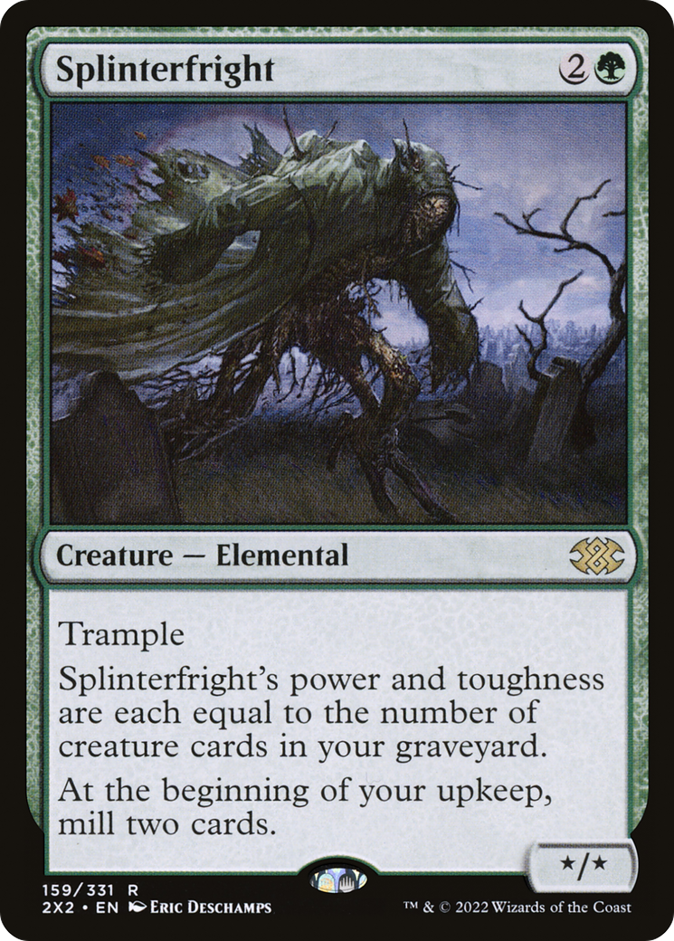 Splinterfright (2X2-159) - Double Masters 2022 - Premium MTG Single from Wizards of the Coast - Just $0.25! Shop now at Game Crave Tournament Store