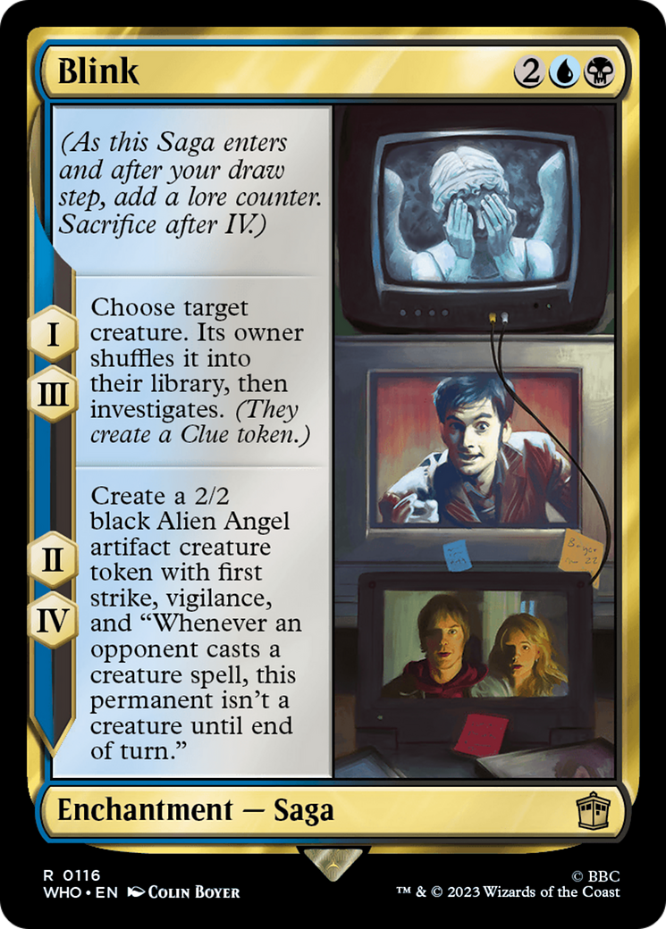 Blink (WHO-116) - Doctor Who Foil - Premium MTG Single from Wizards of the Coast - Just $0.18! Shop now at Game Crave Tournament Store