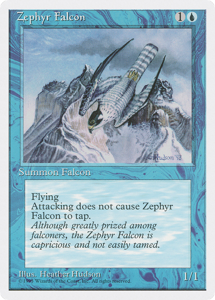 Zephyr Falcon (4ED-116) - Fourth Edition - Premium MTG Single from Wizards of the Coast - Just $0.25! Shop now at Game Crave Tournament Store