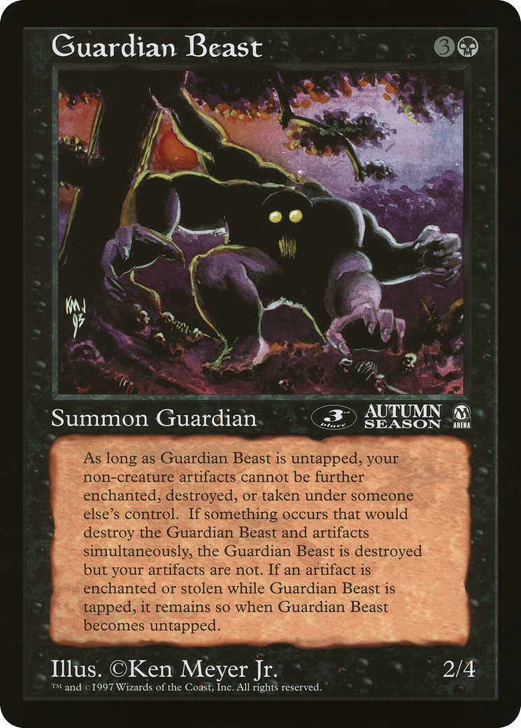 Guardian Beast (OLEP-023) - Oversized League Prizes - Premium MTG Single from Wizards of the Coast - Just $0! Shop now at Game Crave Tournament Store