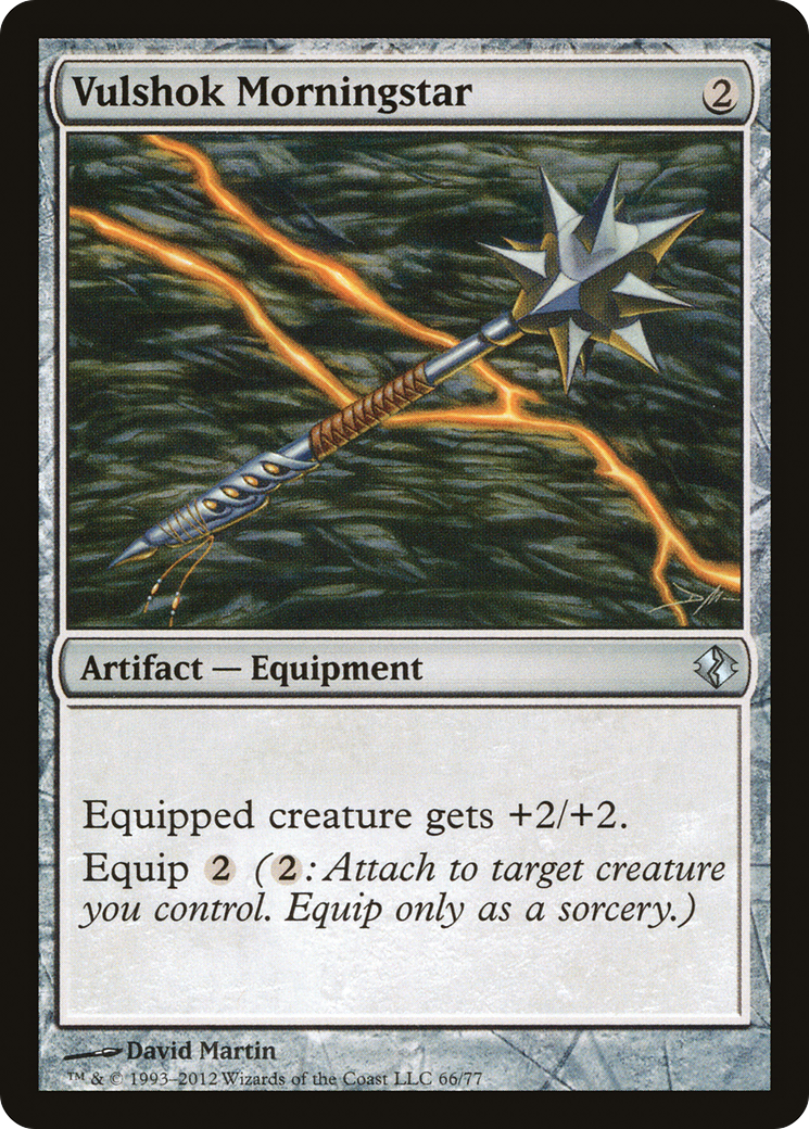 Vulshok Morningstar (DDI-066) - Duel Decks: Venser vs. Koth - Premium MTG Single from Wizards of the Coast - Just $0.08! Shop now at Game Crave Tournament Store