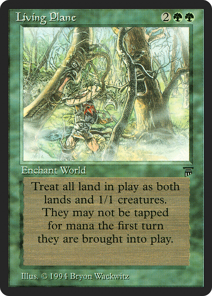 Living Plane (LEG-193) - Legends - Premium MTG Single from Wizards of the Coast - Just $52.62! Shop now at Game Crave Tournament Store