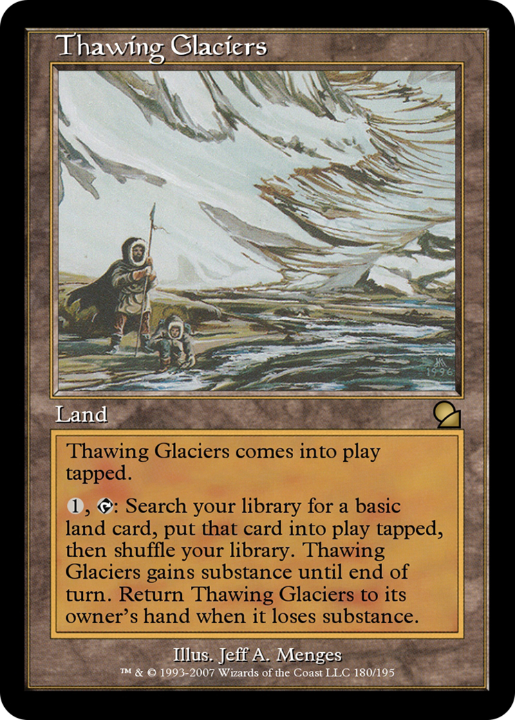 Thawing Glaciers (ME1-180) - Masters Edition - Premium MTG Single from Wizards of the Coast - Just $0! Shop now at Game Crave Tournament Store