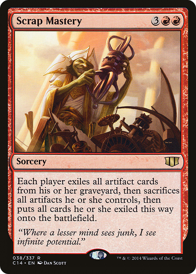 Scrap Mastery (C14-038) - Commander 2014 - Premium MTG Single from Wizards of the Coast - Just $2.46! Shop now at Game Crave Tournament Store