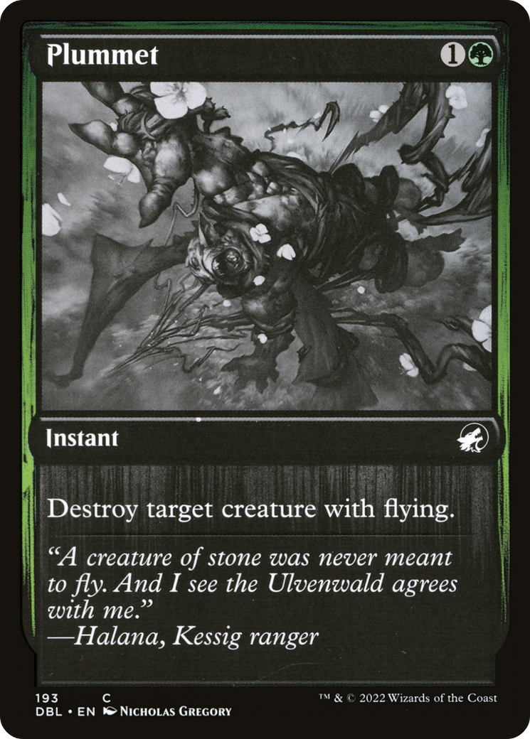 Plummet (DBL-193) - Innistrad: Double Feature - Premium MTG Single from Wizards of the Coast - Just $0.08! Shop now at Game Crave Tournament Store